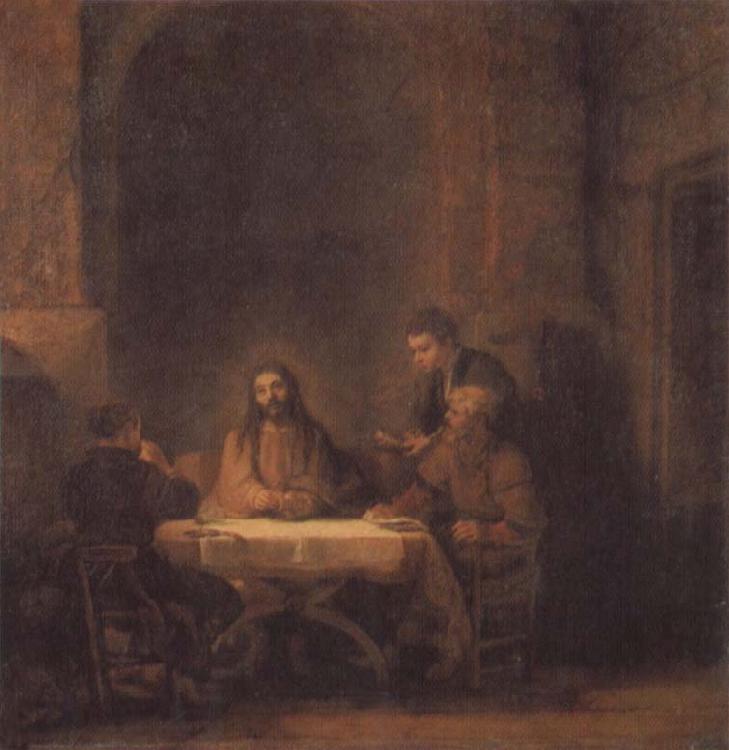 REMBRANDT Harmenszoon van Rijn Christ at Emmaus